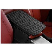 Microfiber Leather Car Center Console Cover With 2 Storage Bags