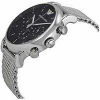 Emporio Armani AR1811 Luigi Men's Chronograph Stainless Steel Watch - 41mm, Water-Resistant, Date Function