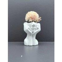 Nordic Art Abstract Resin Vase - Modern Decorative Table Ornament