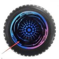23cm Rechargeable LED Outdoor Flying Saucer - Weather-Resistant Light-Up Disc