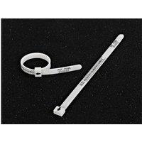 Uk Adjustable Ring Sizer Finger Measurement Tool A-Z For Unisex