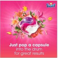 Surf 3-In-1 Tropical Lily Laundry Capsules - Deep Clean, Long-Lasting Fragrance, Xl Pack (108 Washes)