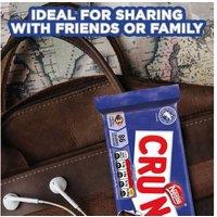 Crunch Milk Chocolate Sharing Bars 40x100g - Family Size Value Pack