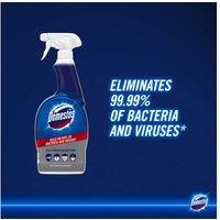 Domestos Antibacterial Multi-Surface Bleach Spray Cleaner - Fast-Acting, 700ml, 6 Pack