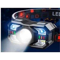 Rechargeable Led Motion Sensor Head Torch - Compact, Adjustable, Water Resistant