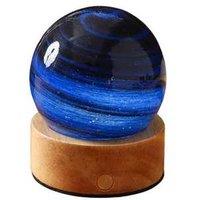 Planet Galaxy Astronaut Led Night Light Table Lamp - Dimmable, Colourful Glow, Modern Design