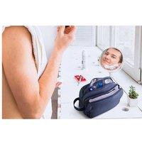 Travel Toiletry Organizer Bag - Water-Resistant, Multi-Compartment, Compact