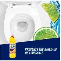 Domestos Citrus Fresh Thick Bleach Multi-Surface Disinfectant Cleaner, 6x750ml, Antibacterial Bathroom & Kitchen