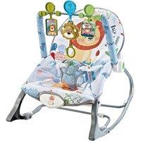 Multifunctional Baby Rocking & Lounge Chair With Music - Adjustable Nursery Recliner, Machine Washable, Multiple Designs