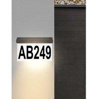Solar Doorplate Light Outdoor Decor - Dual Colour Temperature, Weather-Resistant Patio Accessory