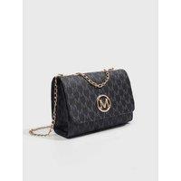 Unisex Fashionable And Versatile Shoulder Bag Black