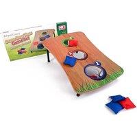 Wooden Bean Bag Toss Game Set For Family Gatherings, Picnics & Outdoor Fun