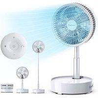 Pro Breeze Telescopic Portable Fan With Battery, Remote & Night Light