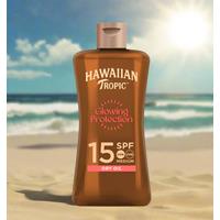 Hawaiian Tropic Glowing Protection Spf 15 Coconut Oil Sun Dry Oil - Hydrating, Vegan, For All Skin Types, 100Ml