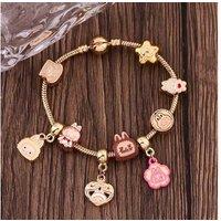 19Cm Labubu Inspired Alloy Bracelet Girls Gift