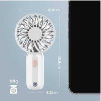 Mini Handheld Fan - 800Mah, 3 Speeds & Portable