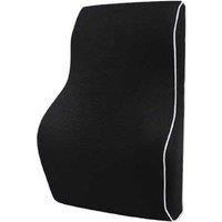 Memory Foam Lumbar Back Support Cushion With Adjustable Strap