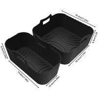 Air Fryer Silicone Liners For Philips Dual Basket Airfryer Na350