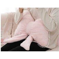 Soft Furry Bow Throw Pillows Stuffed Bowknot Plush Pillow