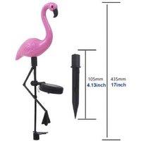 Solar Flamingo Ground Light