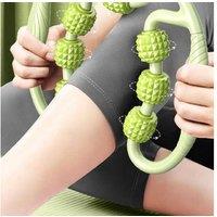 Ring-shaped leg massage roller