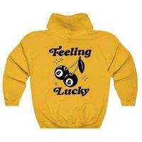 Unisex Yellow 8 Ball Cherries Hoodie - Trendy Retro Sweatshirt - 6 Colors