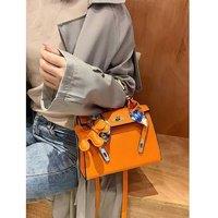 Unisex Brown Timeless Medium Kelly Pu Tote Bag - 12 Elegant Colours