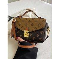 Unisex Black Floral Print Shoulder Crossbody Tote - 3 Colour Options