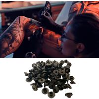 100 Nitrile Gloves & Tattoo Needle Grommets