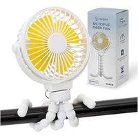 Mini Portable & Adjustable Legs Octopus Desk Fan - 4000Mah
