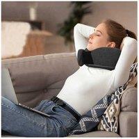 Travel Pillow Memory Foam Neck Pillow Set With Eye Mask Earplugs