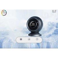 Rechargeable Desktop Fan With Digital Display, 8 Speeds, And Long Battery Life