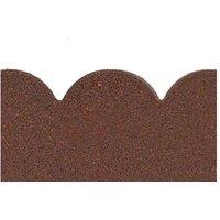 Flexi Curve Garden Border - Scalloped Recycled Rubber Edging for Landscaping