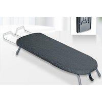 Grey Foldable Tabletop Ironing Board With Cover & Iron Rest