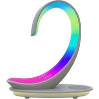 Wireless Charging Lamp with Bluetooth Speaker & Colorful Light Modes