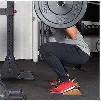 2Pcs Wooden Yoga Squat Wedge Anti-Slip Fitness Exercise Blocks