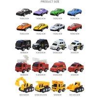 Christmas Countdown Calendar Blind Box For Kids - Festive Alloy Car Gift Set