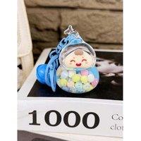 Unisex Black Creative Keychain Oil Series Dolls