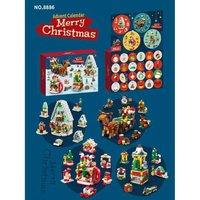 Christmas Surprise Blind Box Gift Set - Festive Building Blocks For Kids & Family