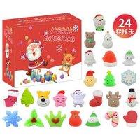 Christmas Squeeze Decompression Blind Box Gift Set - Festive Stress Relief Toys For Kids & Adults