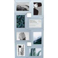 Clear Glass Wall Art Photo Frame - 8 Aperture Modern Display, 68x34cm
