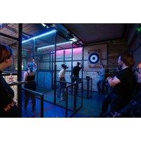 Try Coached or Game-Mode Axe Throwing (For 1-4 People, Ages 13+)