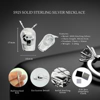 S925 Sterling Silver Baseball Cap Pendant Necklace - Adjustable Chain, Minimalist Jewellery