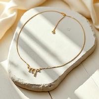 S925 Sterling Silver Gold Drip Pendant Necklace - Adjustable Chain, Statement Jewellery