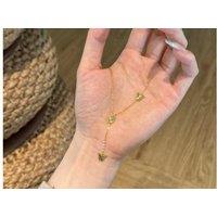 Elegant 14K Gold Plated Sterling Silver Butterfly Pendant Necklace - 45Cm Chain, Dainty Layering Jewellery