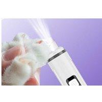 Rechargeable Pet Nail Grinder For Small Animals - Led Safety, Quiet Motor, Usb Charging