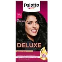Palette Deluxe Creme Hair Dye, 2 Pack - Deep Natural Black, Ammonia-Free, For All Hair Types