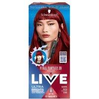 LIVE Colour Dark Red Permanent Hair Dye - Intense Colour, Nourishing Formula, For All Hair Types