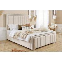 PRICE DROP! Houston Plush Luxury Bed Frame - Premium Plush Fabric, All Sizes