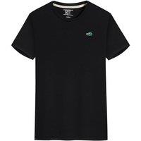 Men's Crew Neck Crocodile Logo T-Shirt - Breathable Polyester Blend, Fitted Style, 7 Sizes, 5 Colours
